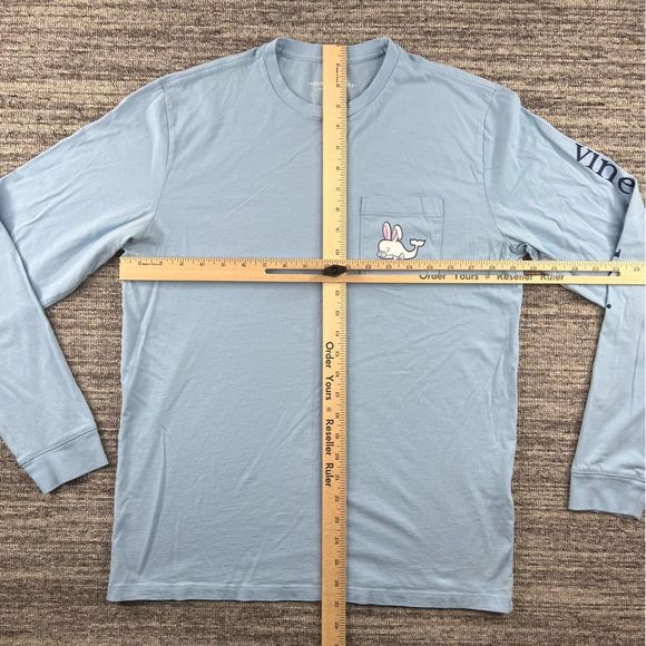 Vineyard Vines Men Long Sleeve Easter Whale T-Shirt Small - Picture 7 of 9